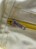 90s Fürst Bismarck Promo Rope-Cap Side Zip Pocket Plastic Strapback Gelb
