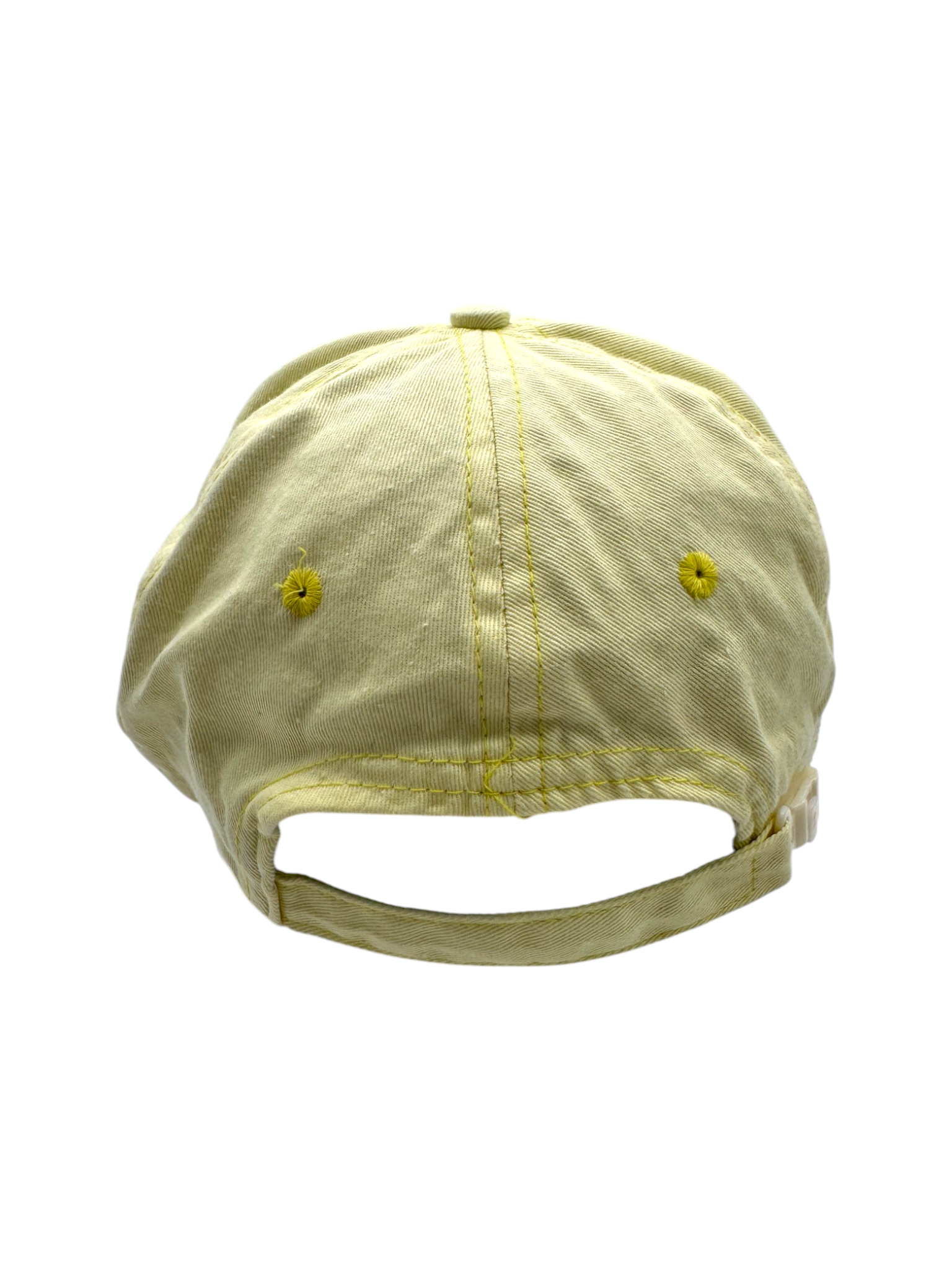90s Fürst Bismarck Promo Rope-Cap Side Zip Pocket Plastic Strapback Gelb