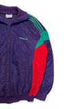 80s Adidas By Ventex Sportjacke "Challenger" Velours Lila L