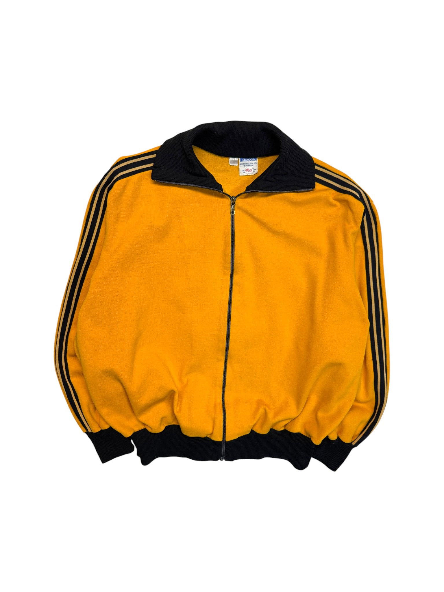 Rare! 70s Adidas Sportjacke Made In Yugoslawia "BTV Aarau" Gelb S-M