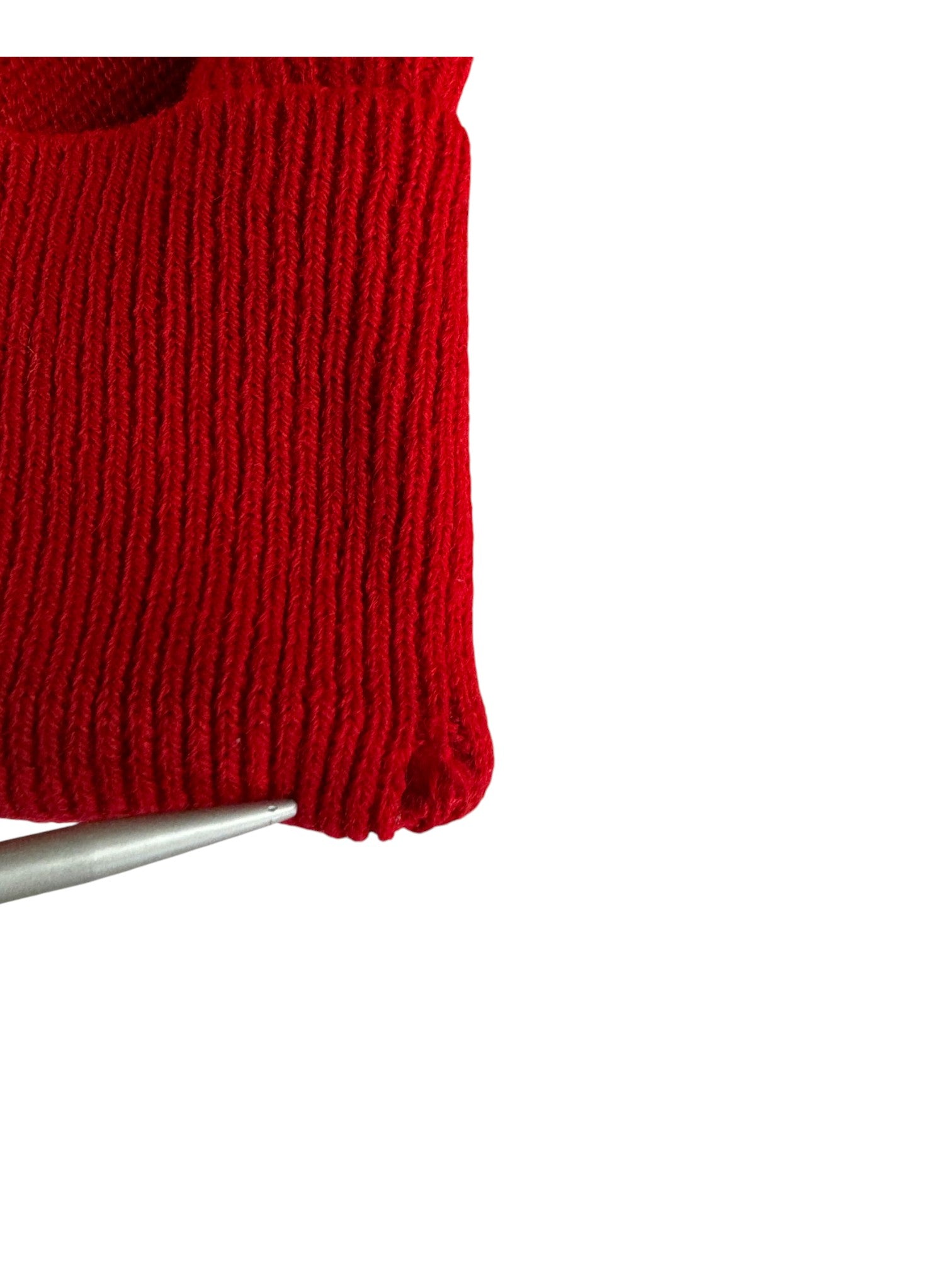 80s Lacoste Cardigan Rot M-L
