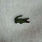 80s Lacoste By Izod Cardigan Made In USA Weiß M