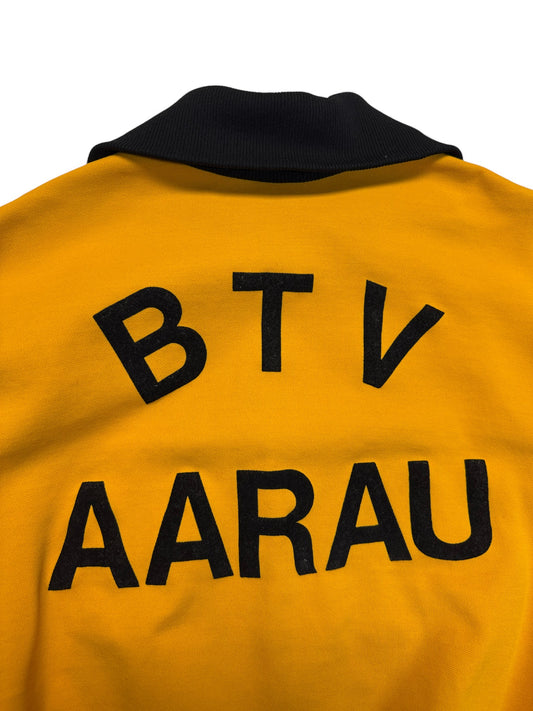 Rare! 70s Adidas Sportjacke Made In Yugoslawia "BTV Aarau" Gelb S-M