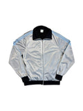 80s Adidas By Ventex Sportjacke Glänzend Silber/Grau F198 XXL