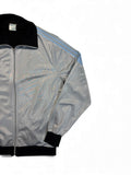 80s Adidas By Ventex Sportjacke Glänzend Silber/Grau F198 XXL