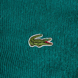 80s Lacoste By Izod Cardigan Made In USA Grün/Türkis XL