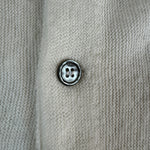 70s Lacoste By Izod Cardigan "Spool Tag" Made In USA Weiß M-L