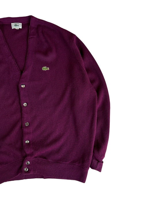 80s Lacoste By Izod Cardigan Made In USA Lila M