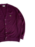 80s Lacoste By Izod Cardigan Made In USA Lila M