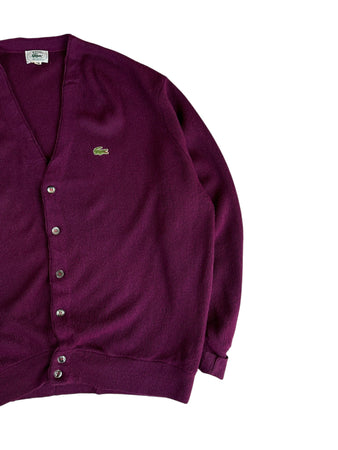 80s Lacoste By Izod Cardigan Made In USA Lila M