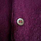 80s Lacoste By Izod Cardigan Made In USA Lila M
