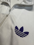 2009 Adidas Sportjacke Firebird Retro Weiß Lila L