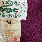80s Lacoste By Izod Cardigan Made In USA Lila M