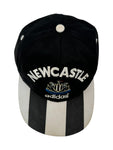 Vintage Adidas Cap Newcastle Schwarz Weiß One Size