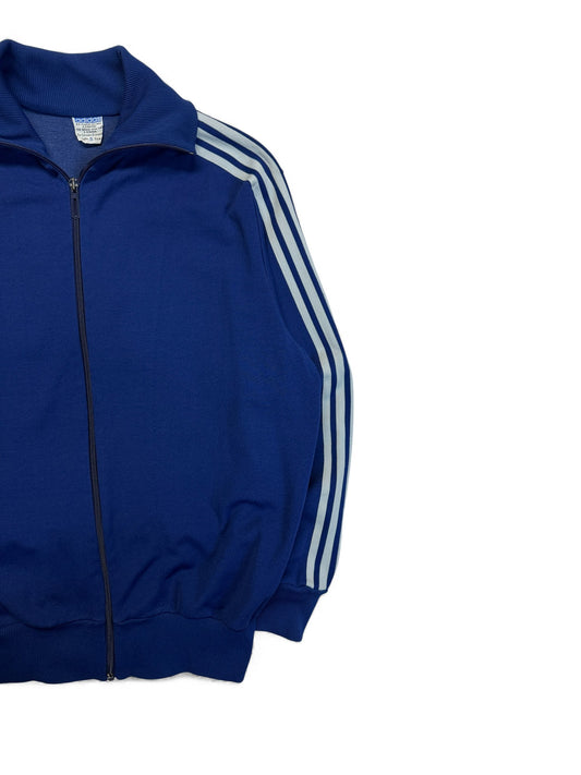 Rare! 1967-1972 Adidas By Schwahn Sportjacke Beckenbauer Made In West Germany Blau D5 S-M