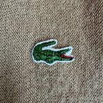 70s Lacoste By Izod Cardigan Blue "Spool Tag" Made In USA Braun L