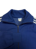 Rare! 1967-1972 Adidas By Schwahn Sportjacke Beckenbauer Made In West Germany Blau D5 S-M