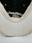 Vintage Adidas Cap Newcastle Schwarz Weiß One Size