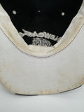 Vintage Adidas Cap Newcastle Schwarz Weiß One Size