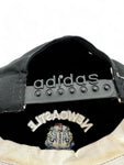 Vintage Adidas Cap Newcastle Schwarz Weiß One Size