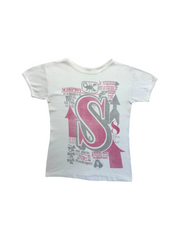80s Scorpion Zodiac Graphic Baby Shirt Weiß