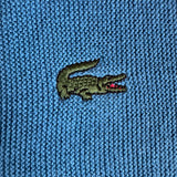 80s Lacoste By Izod Cardigan Made In USA Blau L