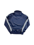 80s Adidas Sportjacke "First" Made In England Dunkelblau Weiß M-L