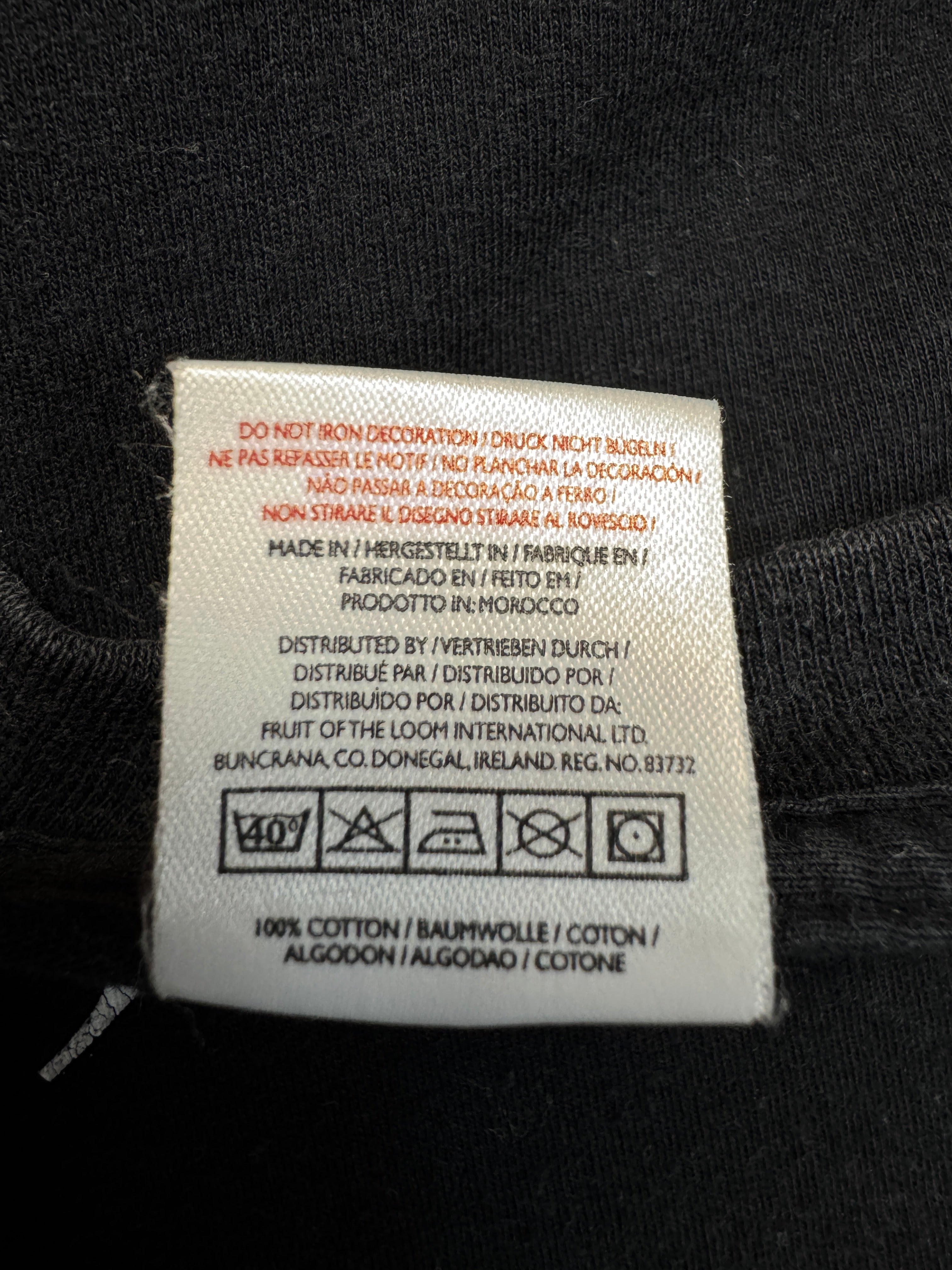 00s Fruit Of The Loom Shirt "Religion ist heilbar!" Schwarz