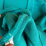 80s Lacoste Cardigan Mit Taschen Made In Spain Grün M-L
