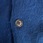 70s Lacoste By Izod Cardigan "Spool Tag" Made In USA Blau M-L