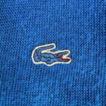 70s Lacoste By Izod Cardigan "Spool Tag" Made In USA Blau M-L