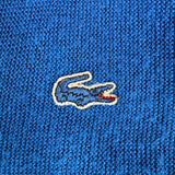 70s Lacoste By Izod Cardigan "Spool Tag" Made In USA Blau M-L