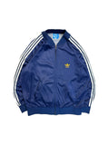70s Adidas By Ventex Sportjacke ATP "standard hockey" Made In France Dunkelblau M-L