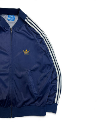 70s Adidas By Ventex Sportjacke ATP "standard hockey" Made In France Dunkelblau M-L