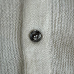 70s Lacoste By Izod Cardigan Black "Spool Tag" Weiß XL