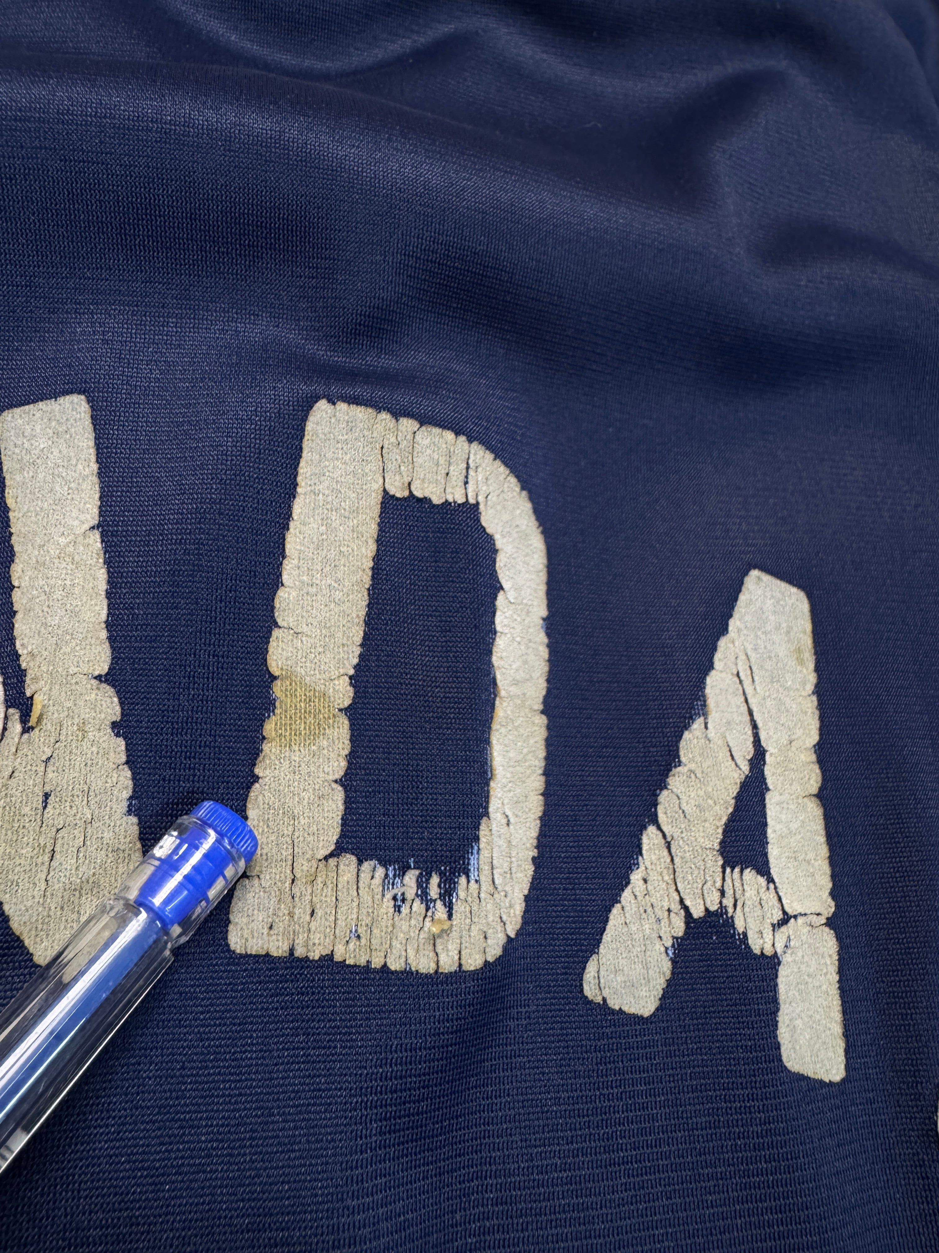 70s Adidas By Ventex Sportjacke ATP "standard hockey" Made In France Dunkelblau M-L