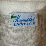 Rare! 60s Lacoste Cardigan "Haymaker" Made In USA Weiß 38 S