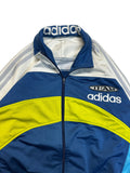 90s Adidas Sportjacke "Team" Blau Weiß S-M