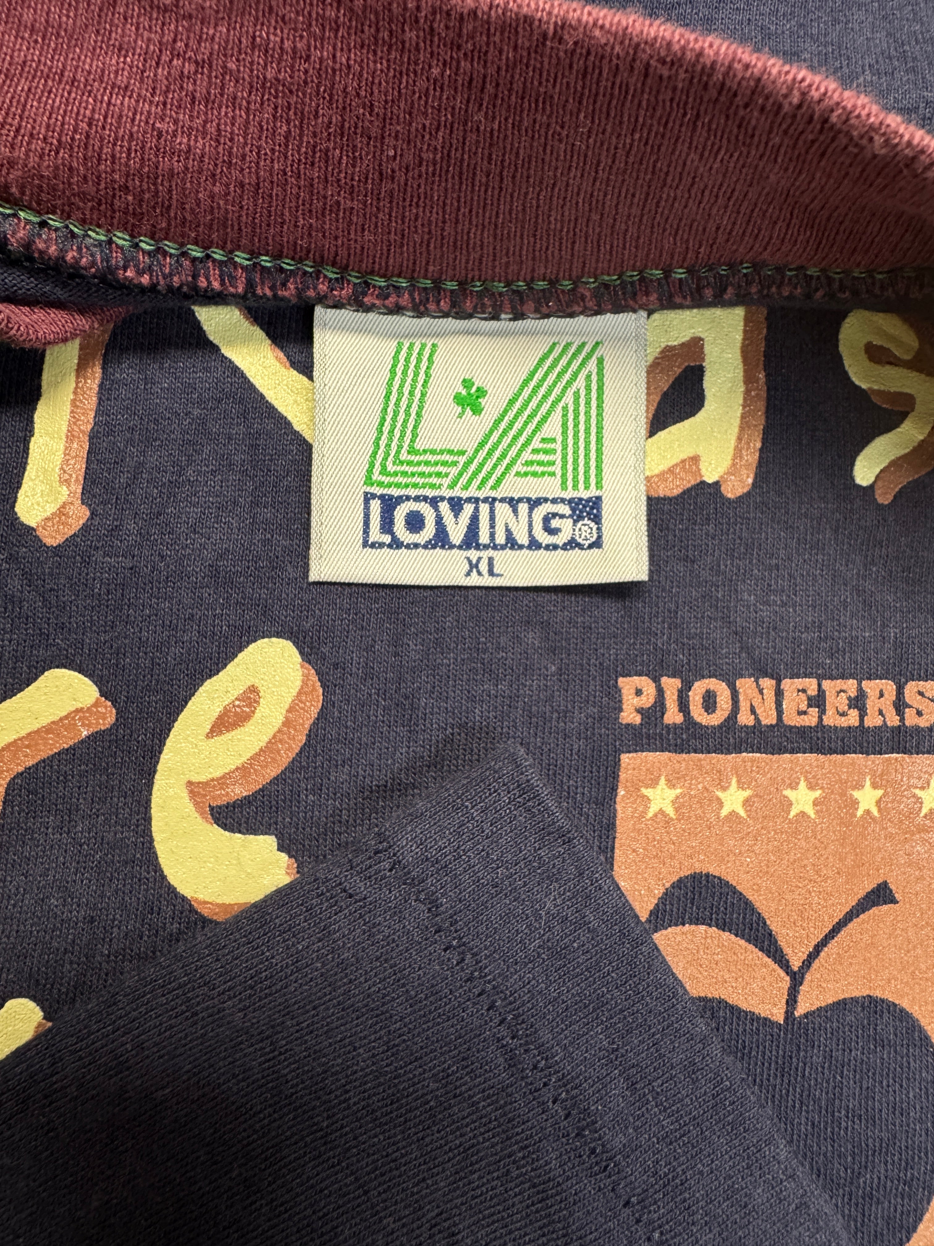 90s Pioneer Press Promo Shirt "Kids are the answer!" Single Stitch Made In USA Blau Grün
