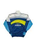 90s Adidas Sportjacke "Team" Blau Weiß S-M