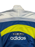 90s Adidas Sportjacke "Team" Blau Weiß S-M