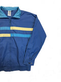 80s Adidas Damen Sportjacke Baumwolle Made In Finland Blau M-L