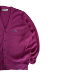 70s Lacoste By Izod Cardigan "Spool Tag" Made In USA M