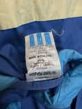 80s Adidas Damen Sportjacke Baumwolle Made In Finland Blau M-L