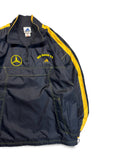90s Adidas Quarterzip Sportjacke Mercedes Benz Schwarz Gelb L