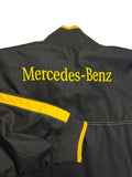 90s Adidas Quarterzip Sportjacke Mercedes Benz Schwarz Gelb L