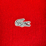 80s Lacoste Cardigan Rot XL-XXL
