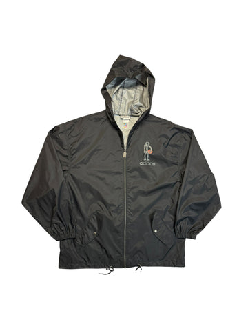 90s Adidas Sportjacke Streetball Basketball Schwarz M