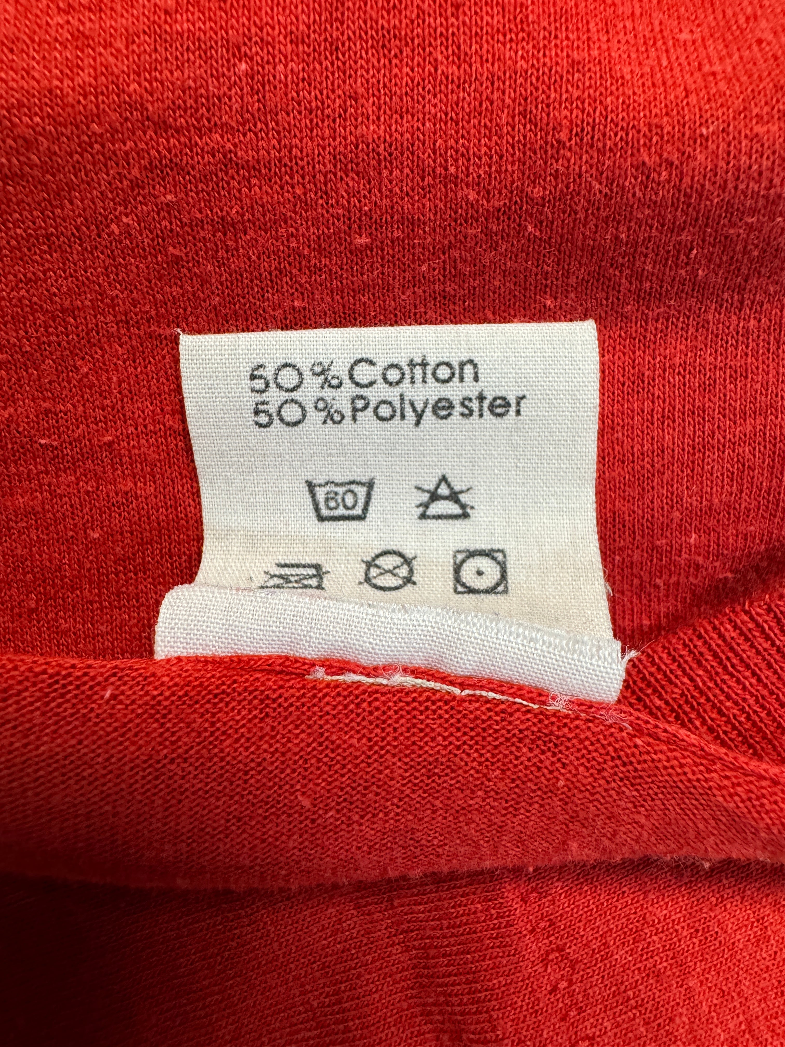 80s Drunter&Drüber Shirt CCCP Single Stitch Made In USA, Rot