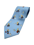 1996 C&A Krawatte Asterix & Idefix By Coscinny-Uderto Blau